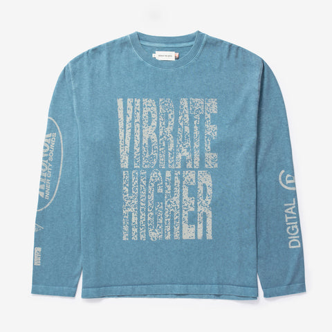Vibrations Long Sleeve Tee | HTG240398-BLU